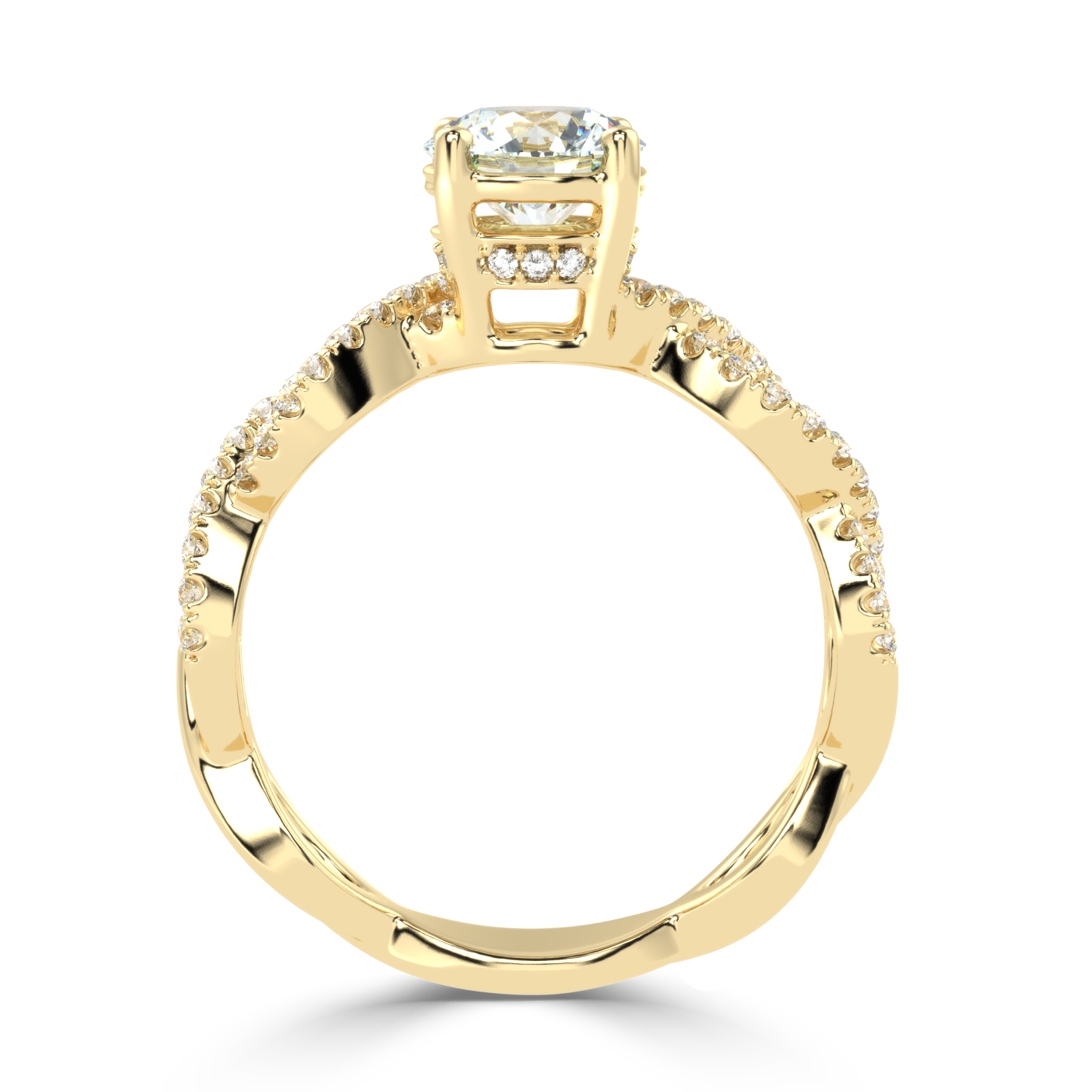 Buy 1.00Ct H VS1 Natural Diamond Ring | SolitaireKart